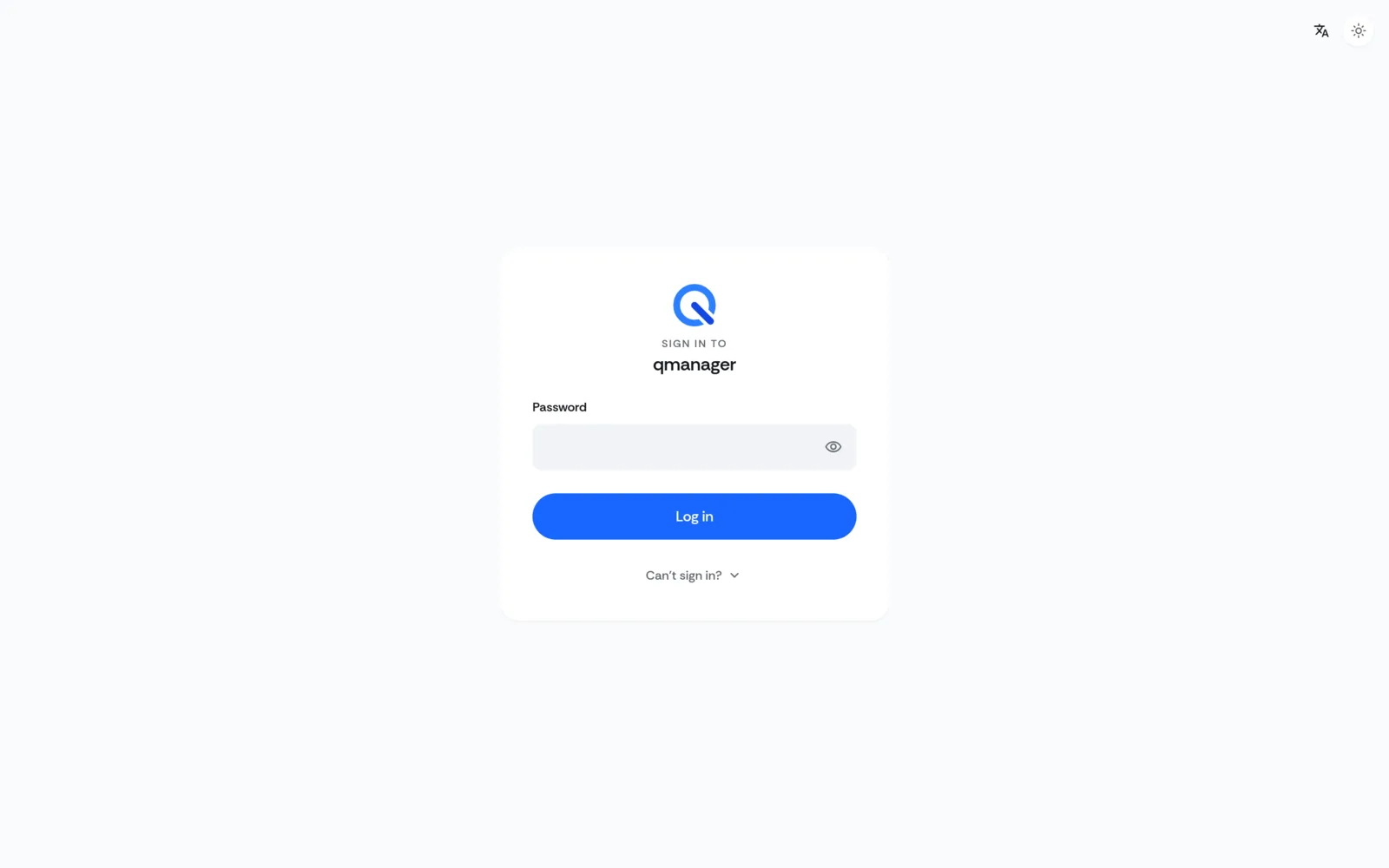 QManager RM520N Login screen